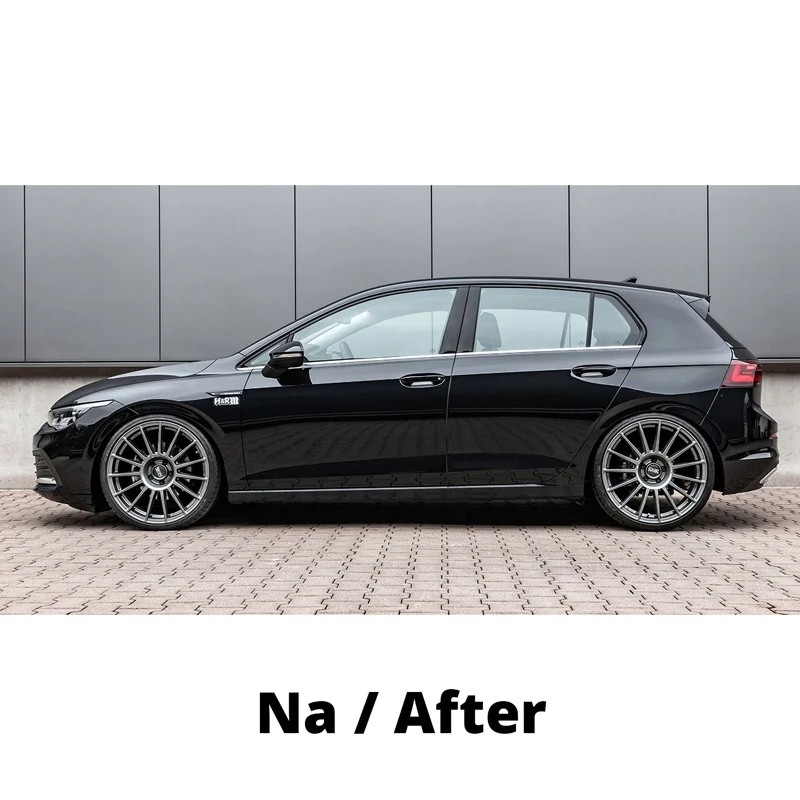 H&R, Twin-Tube Coil Over Kit Version 1, passer til Volkswagen Golf VIII 2020- FA-Load from 1001kg - Twist beam RA - Spring...