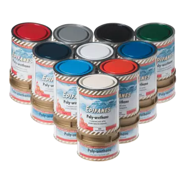 Epifanes Polyurethane. 2 komponent maling no 856 750 gr. bordoux rød