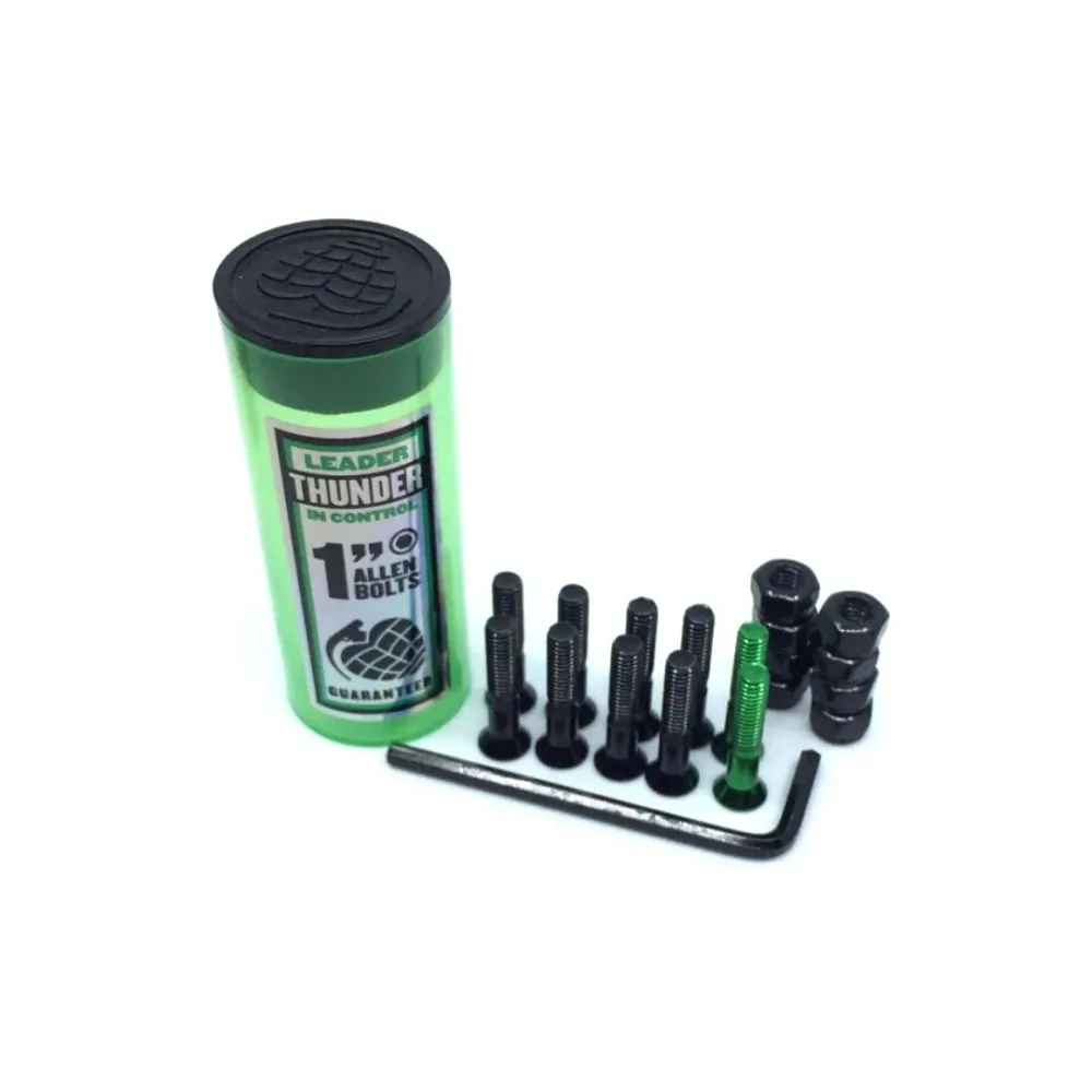 Thunder 1" Allen Core Bolts - kvalitets skateboard skruer