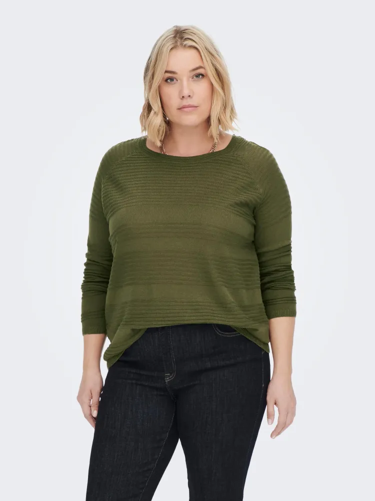 CarAirplain Pullover Knit Genuine Leather Black