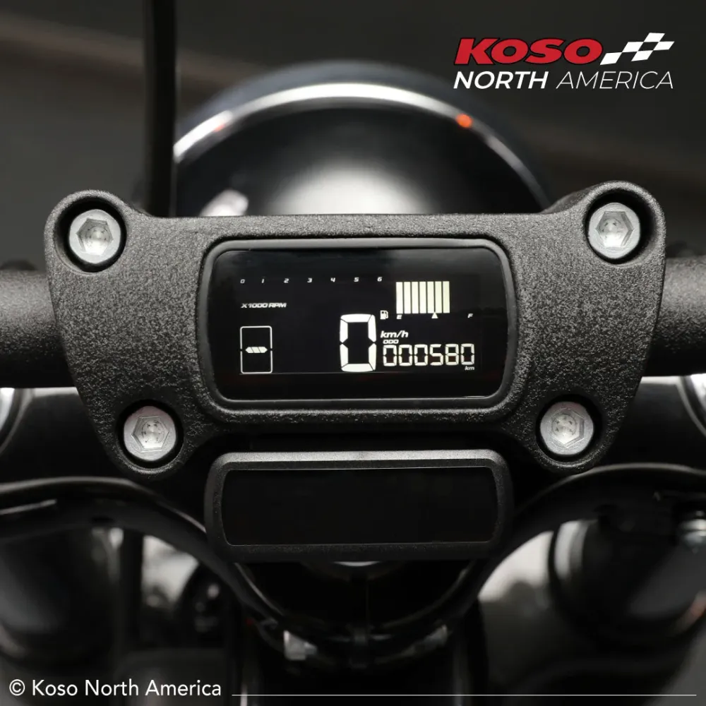 Koso D2 Speedometer Multi-Function Plug & Play Softail 18-20; FXBB/S 18-22