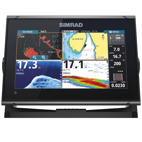 Simrad, GO9 XSE m/HDI hæktransducer, 9"