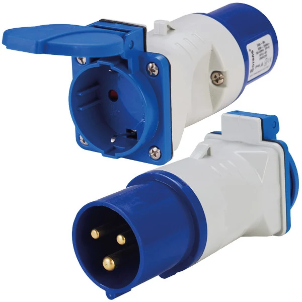 Adapter CEE-han / Schuko-hun