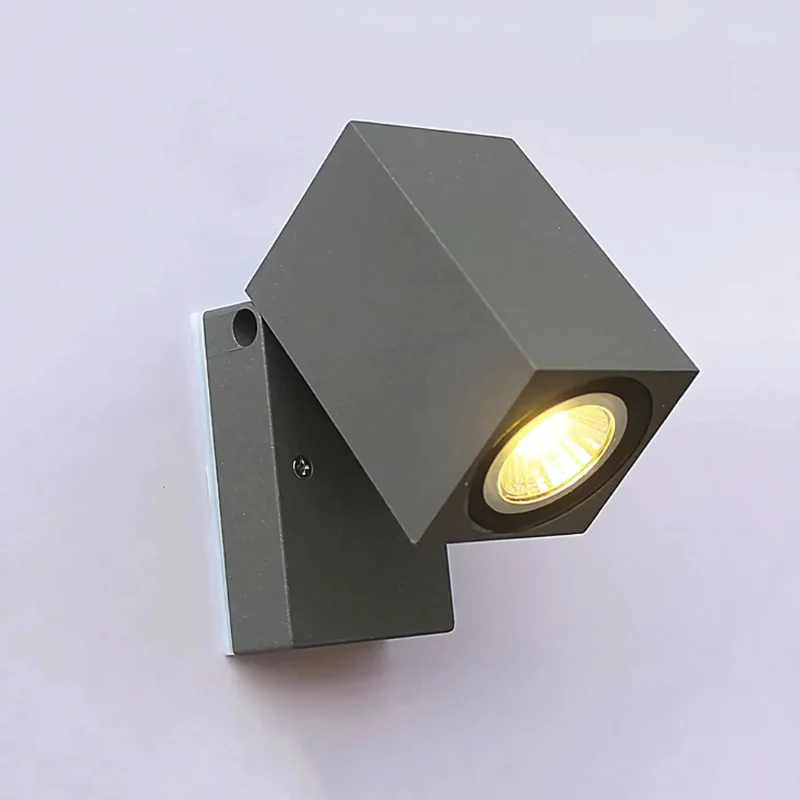 Modern Outdoor Wall Light | Adjustable LED Spotlight