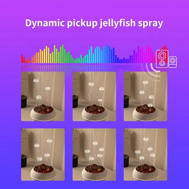 Smart Essential Oil Diffuser | Jellyfish Design Remote Control