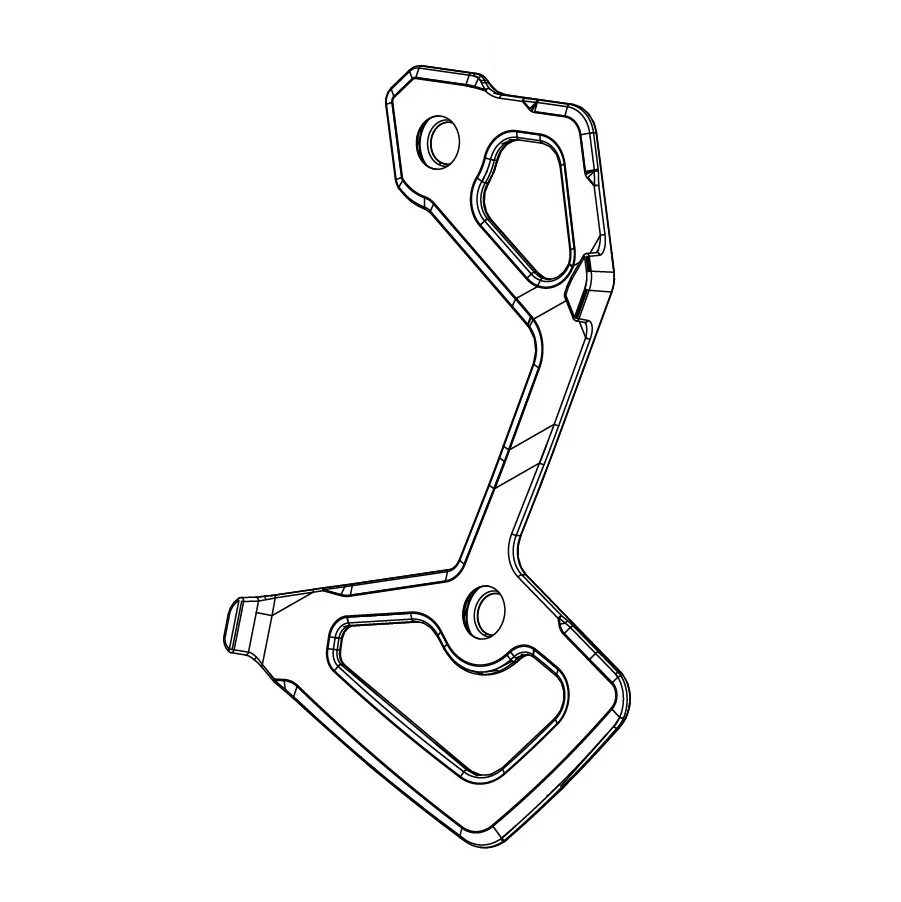 SRAM RED XPLR AXS E1 Carbon-bagskifterbur
