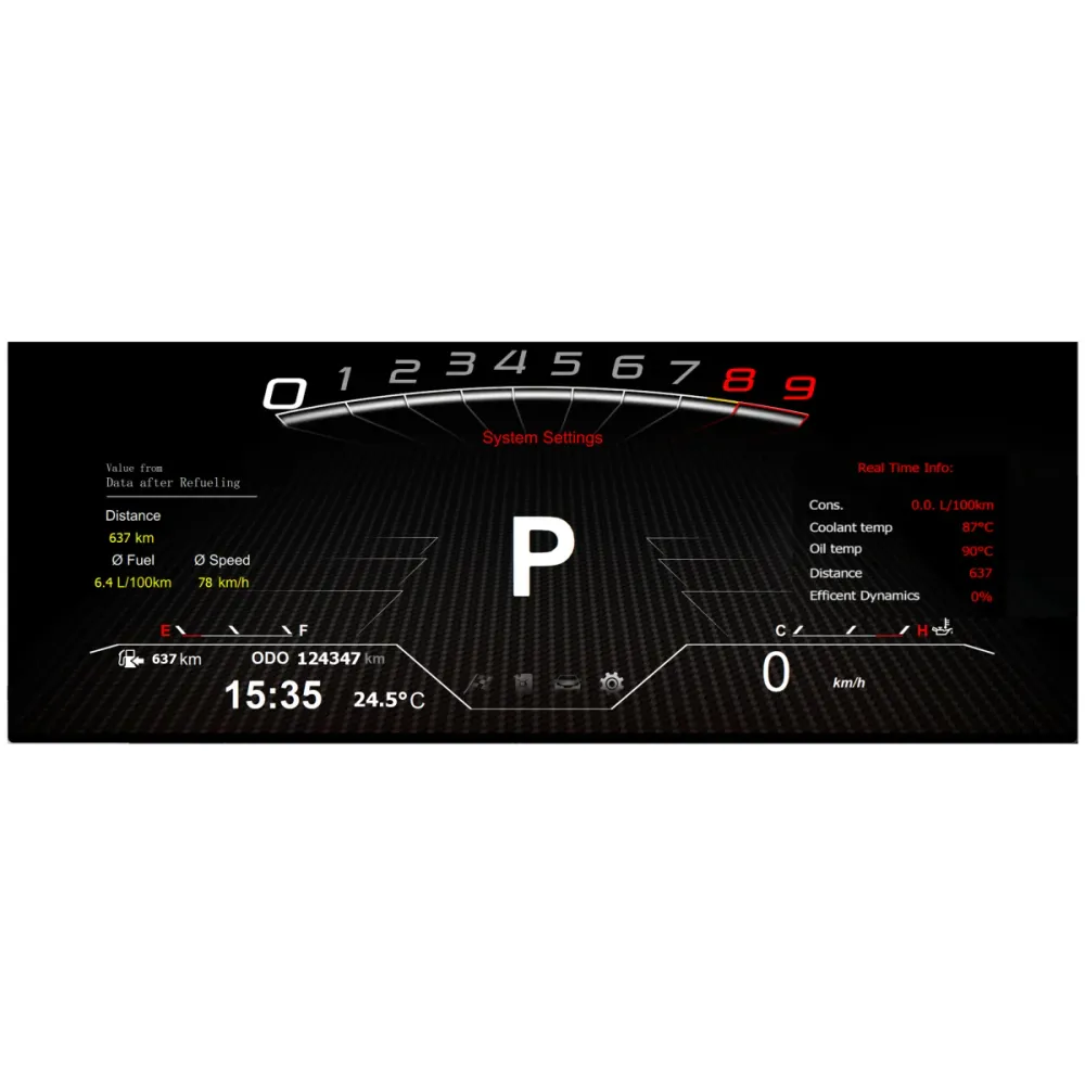 Digital speedomer til BMW X5 E70