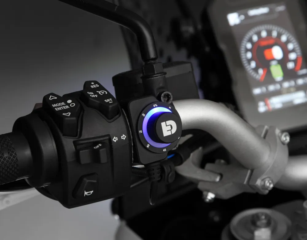 DialDim™ lysstyringscontroller til Ducati DesertX DENALI Electronics