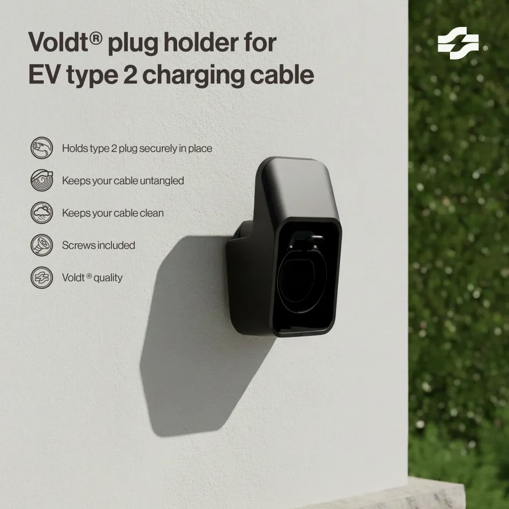 Stikholder til EV type 2-ladekabel